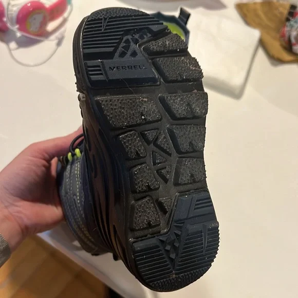 Merrell Kids Navy and Black Snow Boots - Picture 4 of 5
